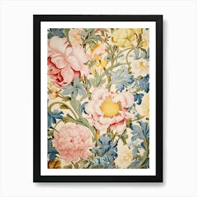 Floral Wallpaper 95 Art Print