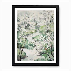 Grenn Trees In The Woods 8 Art Print