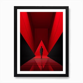 Minimalist Geometry Abstract Illustration 8 Art Print