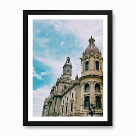 City Hall In Valencia, Spain Art Print