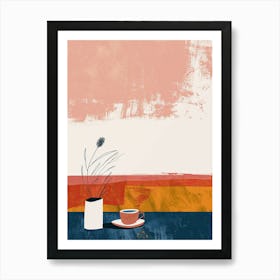 Atomic Memories Mid Century Style 1 Art Print