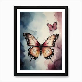 Butterfly Painting Art Print