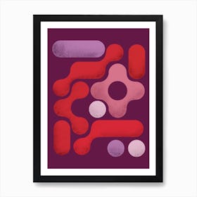 Rounded Shapes Art Print