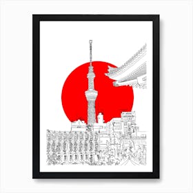 Tokyo Skytree Art Print