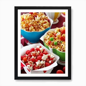 Popcorn Party Art Print