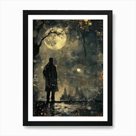 Night In The City 1 Art Print