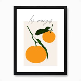 Les Oranges - Orange Print 1 Art Print