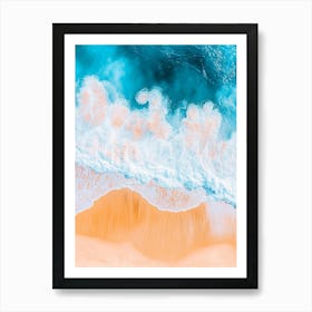 Aerial View Of A Beach 119 Art Print