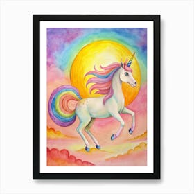 Unicorn Painting Art Print