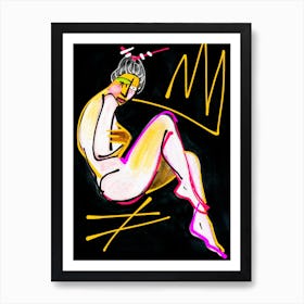 Nude Nude Art Print