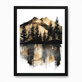 I Love The Mountains Canvas Print Art Print