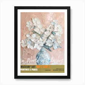 A World Of Flowers, Van Gogh Exhibition For Get Me Not 1 Art Print