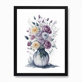 Vase Of Flowers Art Print