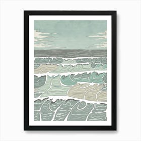 Ocean Waves 2 Art Print