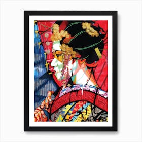 American Geisha Art Print