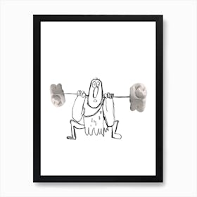 strongman Art Print