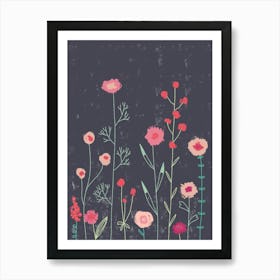 Plymouth Flowers in the Dark Art Print