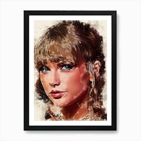 Taylor Swift Portrait Art Print