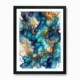 Abstract Watercolor Painting Art Print