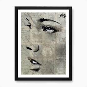 Blue Define Art Print