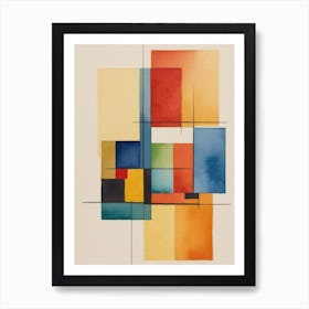 Abstract Watercolor Painting 3 Art Print