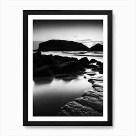 Black And White Seascape 40 Art Print