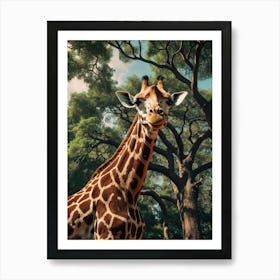 Giraffe 2 Art Print