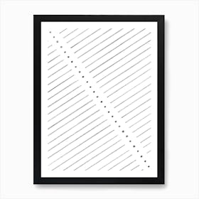 Lines and Dots Art Print