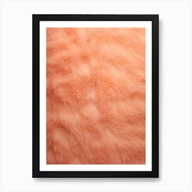 Peach Fuzz Texture 1 Art Print