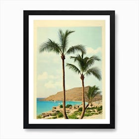 Balos Beach Crete Greece Vintage Art Print