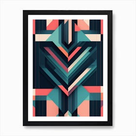 Geometric Abstract Art Art Print