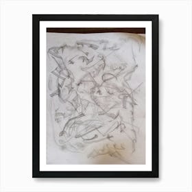 Abstract Drawing 3 Art Print