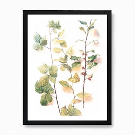 Leaves & Branches Art Print