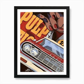 Pulp Fiction poster 1 Art Print