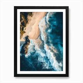 Aerial View Of A Beach 110 Art Print