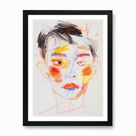 Boy'S Face 1 Art Print