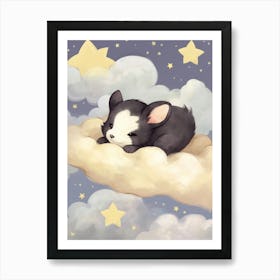 Sleeping Baby Skunk 2 Art Print