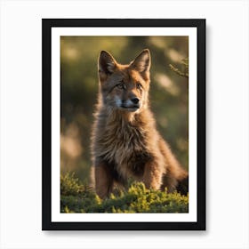 Fox Cub Art Print