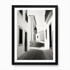 Lagos, Portugal, Black And White Photography 2 Art Print