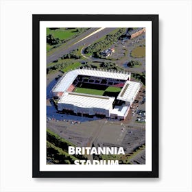 Britannia Stadium, Stoke, Stadium, Football, Art, Soccer, Wall Print, Art Print Art Print