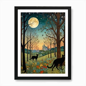 William Morris Witches In The Forest Art Print