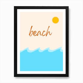 Beach Art Print