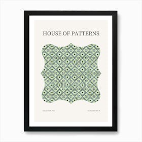 Tile Pattern Poster 45 Art Print