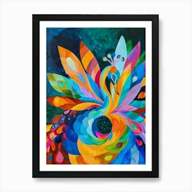 Peacock 8 Art Print