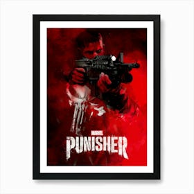 Punisher Movie And FIlm Art Print