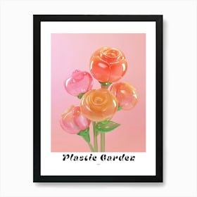 Dreamy Inflatable Flowers Poster Rose 2 Art Print