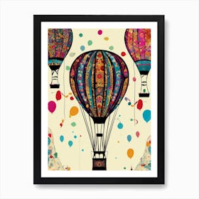 Better than One Hot Air Balloon Art Print