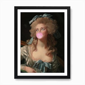 Madame Bubblegum Art Print
