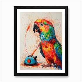 Parrot 4 Art Print