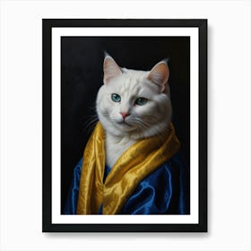 Portrait Of A Cat 3 Art Print